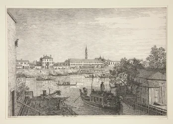 Ale Porte del Dolo (Dolon sulkuilla), sarjasta Vedute (Näkymät)