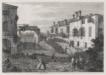 Le Porte Del Dolo (Dolon lukot), sarjasta Vedute (Näkymät)