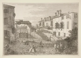 Le Porte del Dolo (Dolon lukot), sarjasta Vedute (Näkymät)