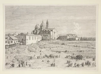 S. Giustina julkaisussa Pr? della Valle, sarjasta Vedute (Views)