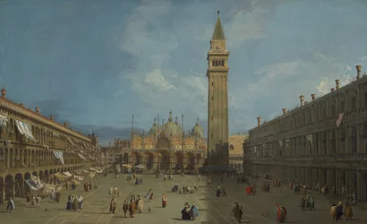 Piazza San Marco, 1720-luvun loppu.