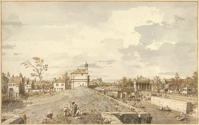 Porta Portello ja Brentan kanava Padovassa, 1740-1743.