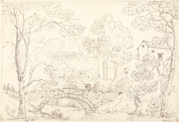 Silta lähellä Loweswaterin kirkkoa, 2. elokuuta 1835