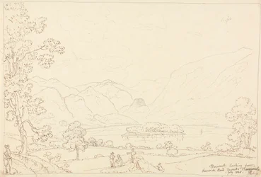 Derwent Katsellaan Borrowdaleen, heinäkuu 1835