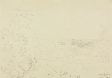 Lähellä Swainstonea, Isle of Wight, elokuussa 1829