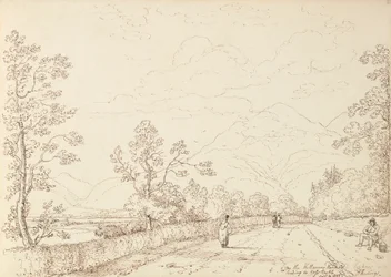 Killarney Roadilla, joka johtaa Rossin linnaan, 4. syyskuuta 1841