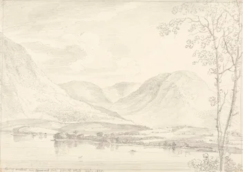 Osa Mellbreakiä Crummock-järven yllä, 1. elokuuta 1835