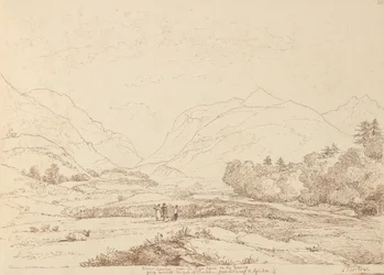 Laune-joki High Roadilta Killarney & Aghadoesta 6. syyskuuta 1841