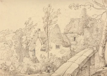 Crewkerne Abbeyn rauniot, toukokuu 1833
