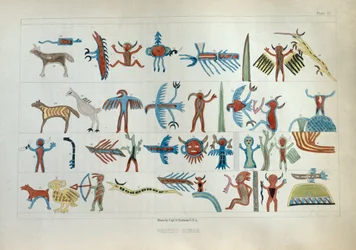 Wabenojen lauluja, Henry R. Schoolcraftin teoksesta "Information Respecting the History, Condition and Prospects of the Indian Tribes of the United States", julkaistu 1853.