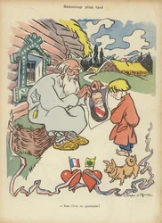 Presidentti Loubetsin vierailu Venäjälle, kuvitus Le Rirelle