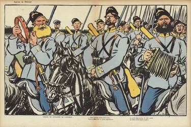 Presidentti Loubetsin vierailu Venäjälle, kuvitus Le Rirelle