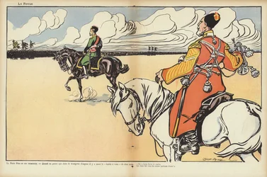 Presidentti Loubetsin vierailu Venäjälle, kuvitus Le Rirelle