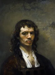 Omakuva, noin 1645 (öljy puulle)