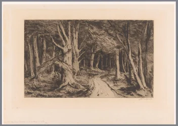 Metsän reuna metsäpolulla Entrée de forêt (alkuperäinen nimi)