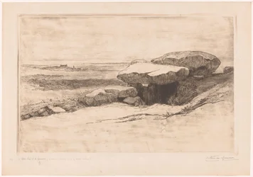 Dolmen de Rondossec a la costa de Plouharnelfinnish