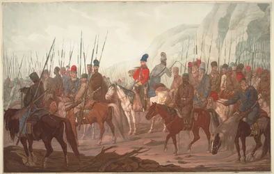 Uralin kasakkojen marssi Böömin halki heinäkuussa 1799, 1800