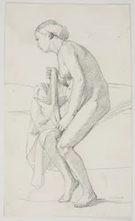 Tutkimukset museon maalaukselle "Jairi datter" (kms835)