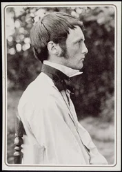 Heinrich Vogelerin (1872-1942) muotokuva 1898 (bw kuva)