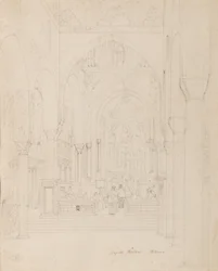 Sisilia: Palatinuksen kappeli, Palermo, noin 1850