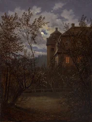 Schloss Milkel Moonlightissa, n. 1833-35.