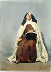 Pyhän Teresan ritarikunnan nunna, 1852.