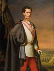 Itävallan keisari Franz Joseph I:n muotokuva, 1856.