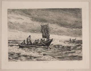 Kalastusvene surffailla