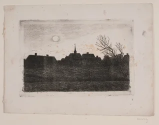 Hornbækin kirkko, kesäilta