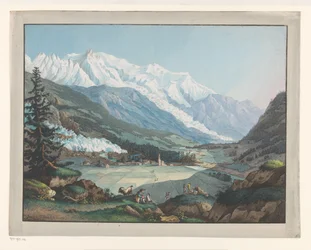 Näkymä Chamonix