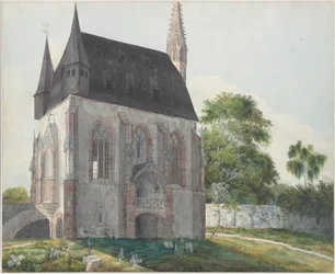 Totenkapelle Kiedrichissä, noin 1814.
