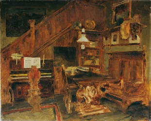 Taiteilijan studio Venetsiassa
