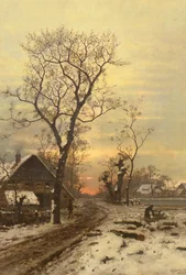 Paluu kotiin talvi-iltana