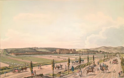 Generalansicht des K.K.Schlosses Schönbrunnin