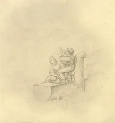 Am Brunnen, 1800-luvun puoliväli, loppu, n. 1924.
