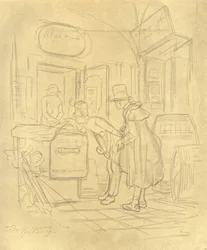 Zollvisitation I, 1800-luvun puoliväli, loppu, n. 1924.