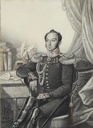 Alexander Ivanovich Germannin muotokuva, 1822.