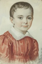 Muotokuva Eugenia Kochubeysta lapsena, 1849.