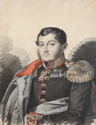 Pjotr Nikolajevitš Jermolovin muotokuva 1787-1844, 1820-luku.