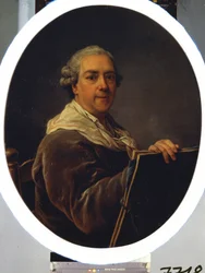 Omakuva. Carl Van Loon (1705-1765) maalaus. Öljy kankaalle, 87,5 x 71,5 cm