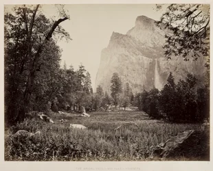 Bridal Veil, Yosemite, c. 1865-1866.
