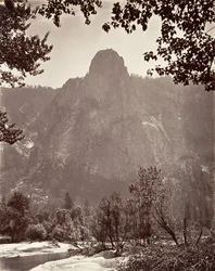 Sentinel Rock, Yosemite, n. 1872, painettu n. 1876.