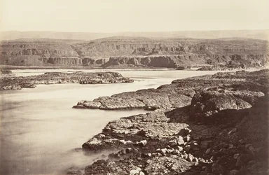 Passage of the Dalles, Oregon, 1867, painettu n. 1876.