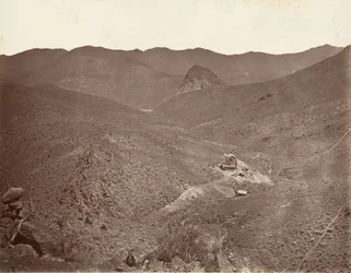 Sutro Tunnel Shaft No. 2, 1875, painettu n. 1876.