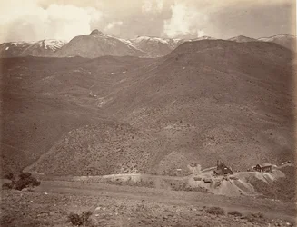 Sutro Tunnel Shaft No. 2, 1875, painettu n. 1876.