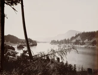 Näkymä Columbiaan, Cascades, 1867.