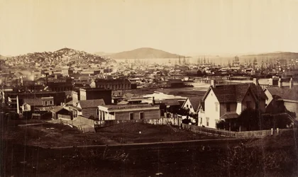 [Kaupungin julkisivu Rincon Hilliltä vuonna 1860]