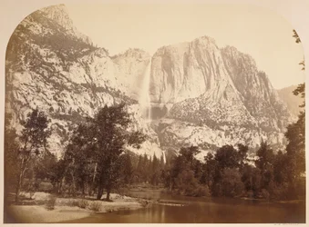Jokimaisema, Yosemiten putoukset. 2477 jalkaa.