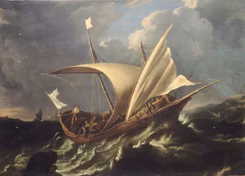 Joona ja valas, 1600-luvun puoliväli (öljy kankaalle).