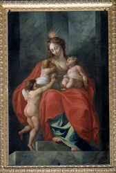 Allegoria tasavallan kolmestatoista arvosta: hyväntekeväisyys (maalaus, vuoden 1783 jälkeen)